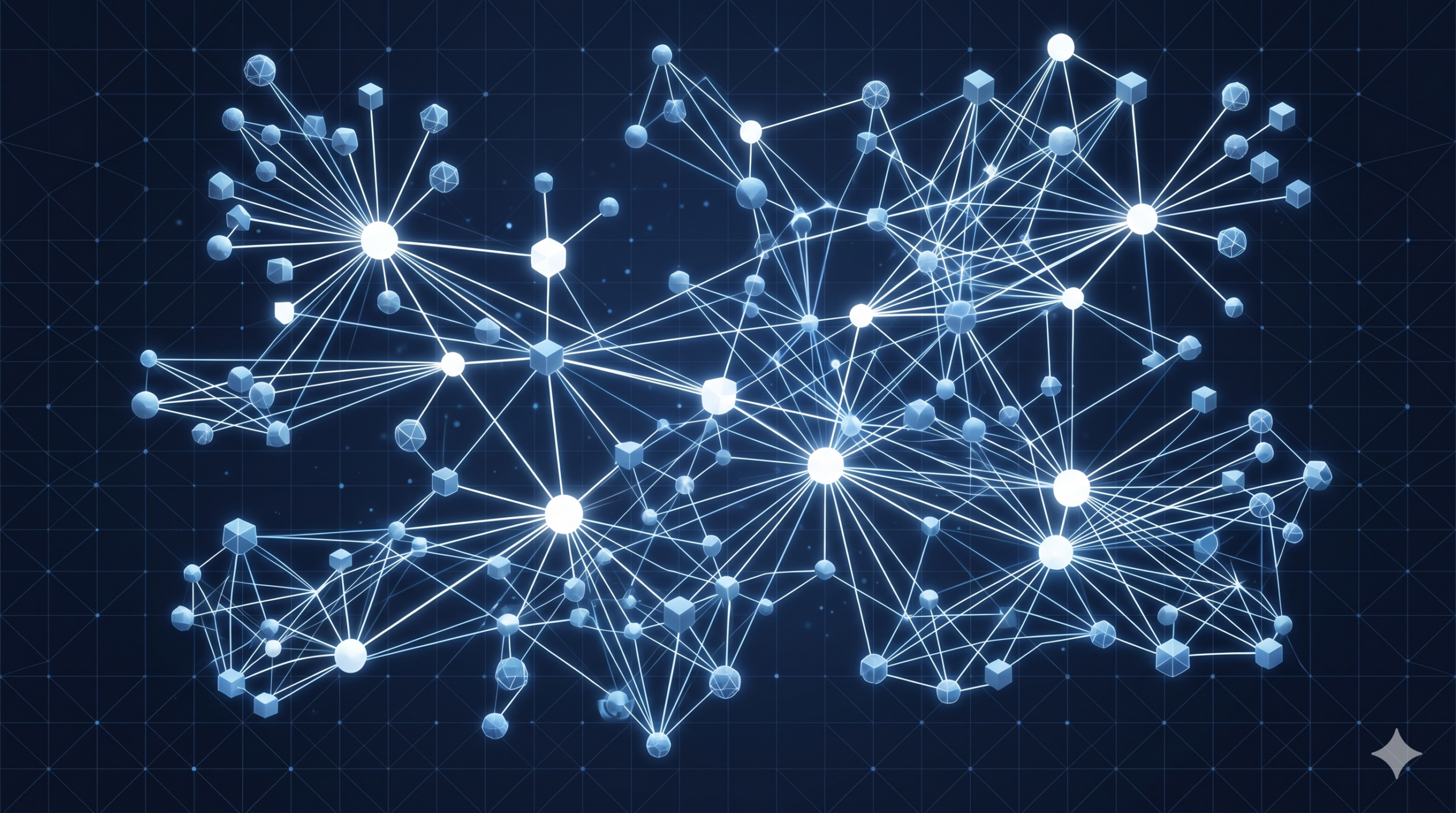 Abstract visualization of shareholder agreement structure connecting multiple stakeholders